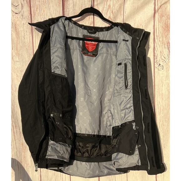 Sims Men's Sz M Black Hooded Insulated Water Resistant Snowboarding Jacket - Picture 3 of 11